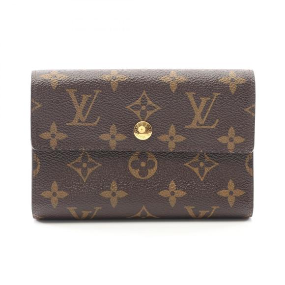 Louis Vuitton Alexandra Portefeuille Tri Canvas Brown Wallet Monogram - Picture 1 of 8